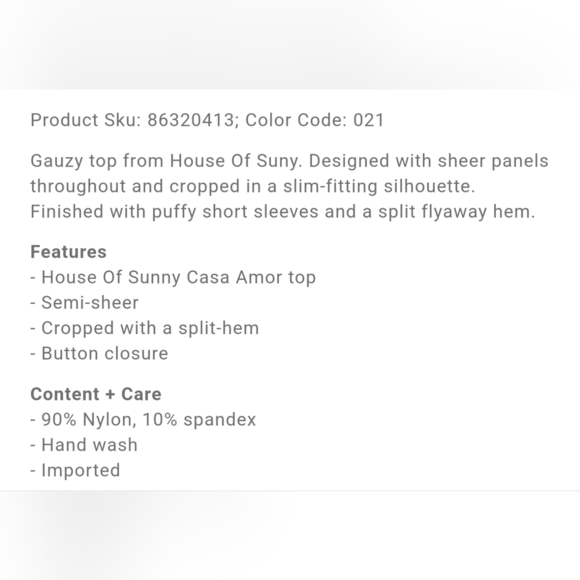 House Of Sunny Casa Amor Flyaway Short Sleeve Cardi Top, Chocolate Brown, Size 2 - Picture 6 of 13